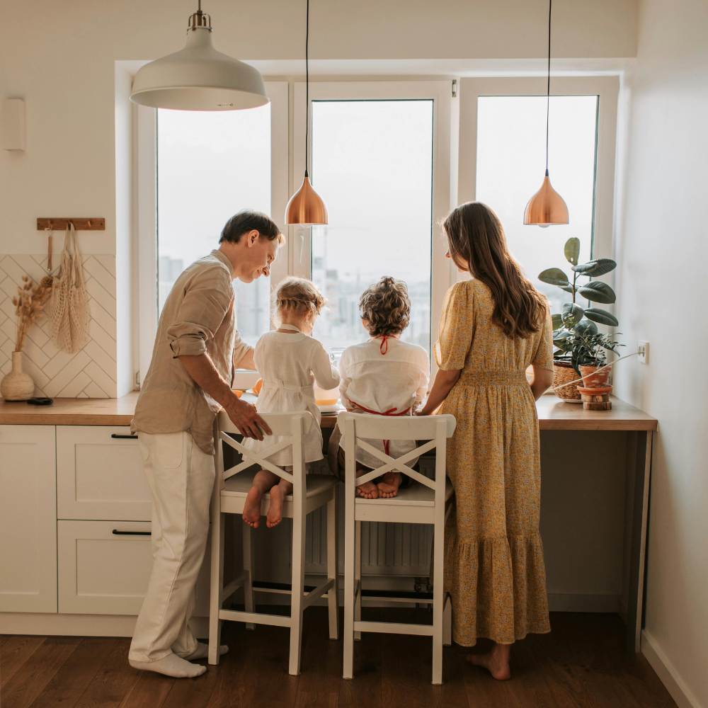 Family at home